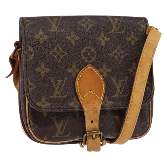 LOUIS VUITTON Monogram Cartouchiere PM Schoudertas M51254 LV Auth gh872