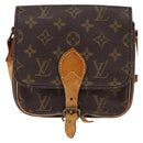 LOUIS VUITTON Monogram Cartouchiere PM Shoulder Bag M51254 LV Auth gh872-13