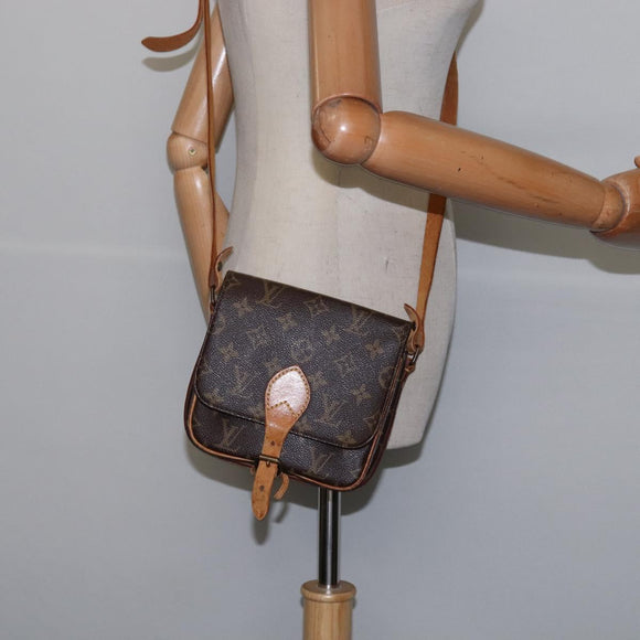 LOUIS VUITTON Monogram Cartouchiere PM Schoudertas M51254 LV Auth gh872