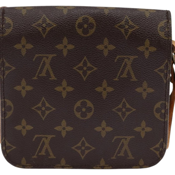 LOUIS VUITTON Monogram Cartouchiere PM Shoulder Bag M51254 LV Auth gh872