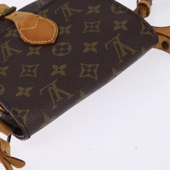 LOUIS VUITTON Monogram Cartouchiere PM Shoulder Bag M51254 LV Auth gh872