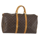 LOUIS VUITTON Monogram Keepall Bandouliere 50 Boston Bag M41416 LV Auth gh873-1