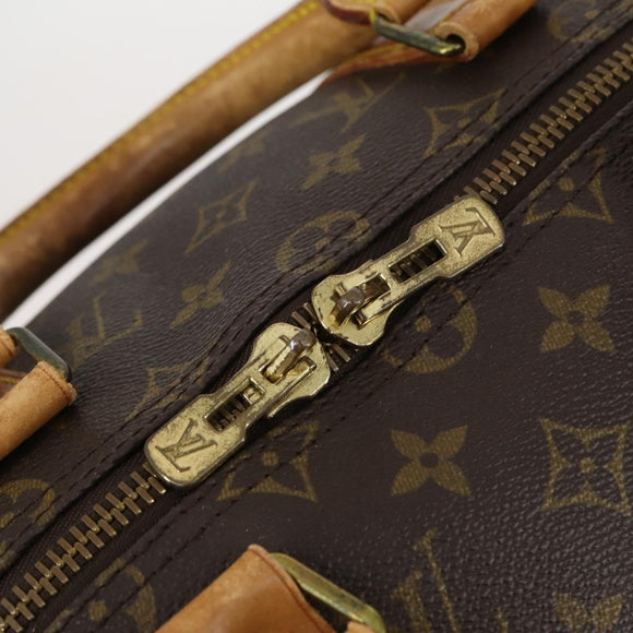 LOUIS VUITTON Monogram Keepall Bandouliere 50 Boston Bag M41416 LV Auth gh873
