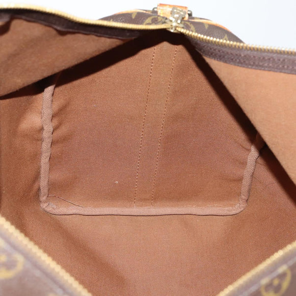 LOUIS VUITTON Monogram Keepall Bandouliere 50 Boston Bag M41416 LV Auth gh873
