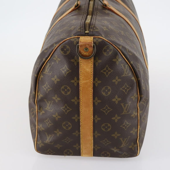 LOUIS VUITTON Monogram Keepall Bandouliere 50 Boston Bag M41416 LV Auth gh873