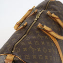 LOUIS VUITTON Monogram Keepall Bandouliere 50 Boston Bag M41416 LV Auth gh873-6