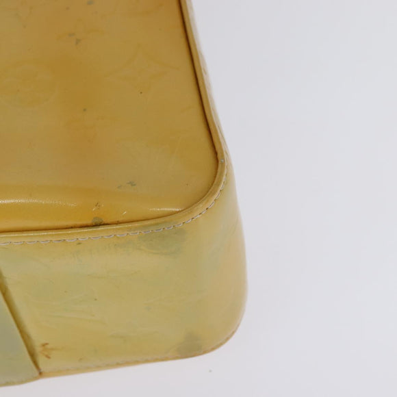 LOUIS VUITTON Monogram Vernis Columbus Tote Bag Gris M91028 LV Auth gh879