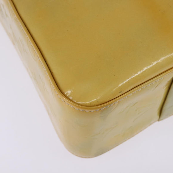 LOUIS VUITTON Monogram Vernis Columbus Tote Bag Gris M91028 LV Auth gh879