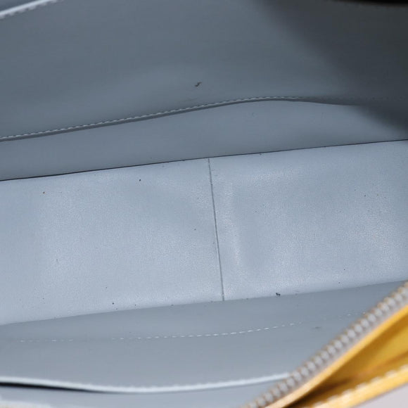 LOUIS VUITTON Monogram Vernis Columbus Tote Bag Gris M91028 LV Auth gh879