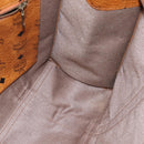 MCM Logogram Vicetos Tote Bag PVC Leather Brown Gold Auth gh881-18