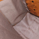 MCM Logogram Vicetos Tote Bag PVC Leather Brown Gold Auth gh881-19