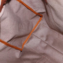 MCM Logogram Vicetos Boston Bag PVC Leather Brown Gold Auth gh882-19