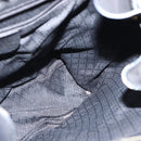 GUCCI Bamboo Backpack Leather Navy Gold 003 2058 0016 Auth gh884-21