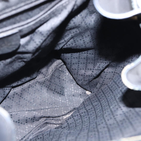 GUCCI Bamboo Backpack Leather Navy Gold 003 2058 0016 Auth gh884