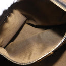 FENDI Zucca Canvas Hand Bag 2way Black Brown Auth gh886-25