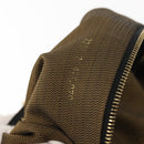 FENDI Zucca Canvas Hand Bag 2way Black Brown Auth gh886-12