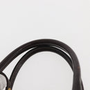 FENDI Zucca Canvas Hand Bag 2way Black Brown Auth gh886-14