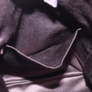 SAINT LAURENT Kahala Schultertasche Canvas Lila Silber Auth gh889-12