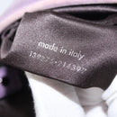 SAINT LAURENT Kahala Shoulder Bag Canvas Purple Silver Auth gh889-18