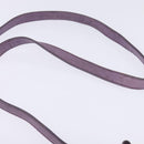 SAINT LAURENT Kahala Shoulder Bag Canvas Purple Silver Auth gh889-8