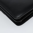 CELINE Hand Bag Leather Black Gold Auth gh890-17