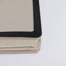 BALENCIAGA Shoulder Bag Canvas Leather White Silver 339937 Auth gh893-14