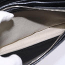 BALENCIAGA Shoulder Bag Canvas Leather White Silver 339937 Auth gh893-20