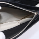 BALENCIAGA Shoulder Bag Canvas Leather White Silver 339937 Auth gh893-21