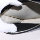 BALENCIAGA Shoulder Bag Canvas Leather White Silver 339937 Auth gh893-22