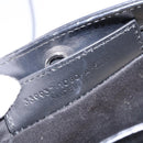 BALENCIAGA Shoulder Bag Canvas Leather White Silver 339937 Auth gh893-12