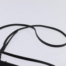 BALENCIAGA Shoulder Bag Canvas Leather White Silver 339937 Auth gh893-8