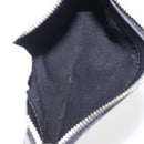 BALENCIAGA Navy Cabas M Bag Canvas Leather White Black Silver 581292 Auth gh894-22