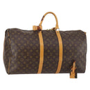 LOUIS VUITTON Monogram Keepall Bandouliere 55 Boston Bag M41414 LV Auth gh898-1