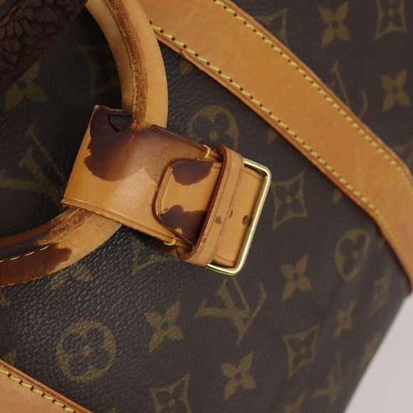 LOUIS VUITTON Monogram Keepall Bandouliere 55 Boston Bag M41414 LV Auth gh898