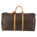 LOUIS VUITTON Monogram Keepall Bandouliere 55 Boston Bag M41414 LV Auth gh898-2