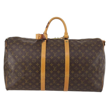 LOUIS VUITTON Monogram Keepall Bandouliere 55 Boston Bag M41414 LV Auth gh898 - 0