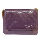 LOUIS VUITTON Vernis Thompson Street Shoulder Bag Viole M91095 LV Auth gh900-13