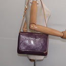 LOUIS VUITTON Vernis Thompson Street Shoulder Bag Viole M91095 LV Auth gh900-21