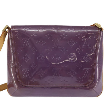 LOUIS VUITTON Vernis Thompson Street Shoulder Bag Viole M91095 LV Auth gh900 - 0