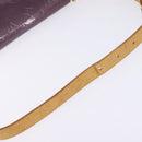 LOUIS VUITTON Vernis Thompson Street Shoulder Bag Viole M91095 LV Auth gh900-7
