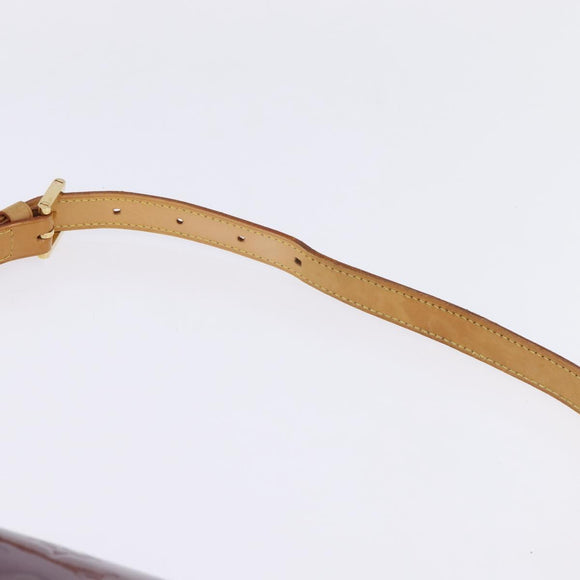 LOUIS VUITTON Vernis Thompson Street Shoulder Bag Viole M91095 LV Auth gh900