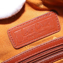 MCM Logogram Vicetos Boston Bag PVC Leather Brown Gold Auth gh902-17