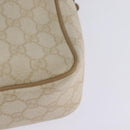 GUCCI GG Supreme Shoulder Bag PVC Beige Gold 233268 Auth gh908-13