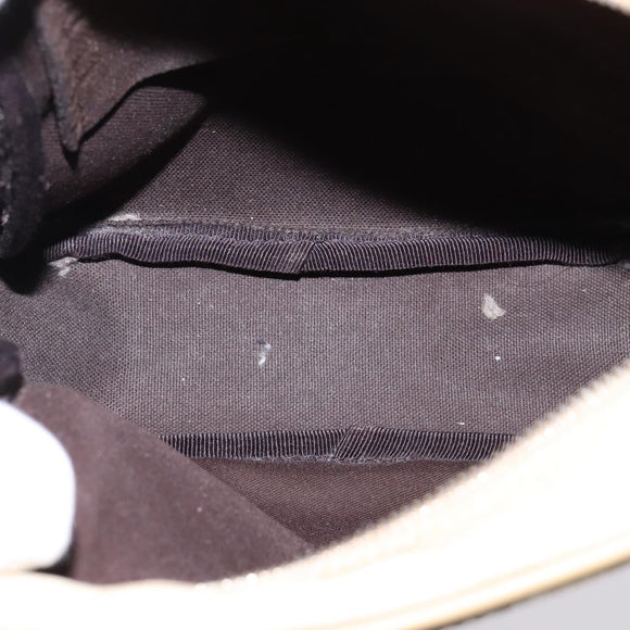 GUCCI GG Supreme Shoulder Bag PVC Beige Gold 233268 Auth gh908