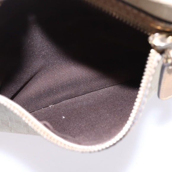 GUCCI GG Supreme Shoulder Bag PVC Beige Gold 233268 Auth gh908