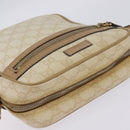 GUCCI GG Supreme Shoulder Bag PVC Beige Gold 233268 Auth gh908-6