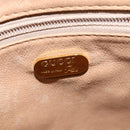 GUCCI GG Plus Supreme Web Sherry Line Shoulder Bag PVC Beige Gold Auth gh909-10