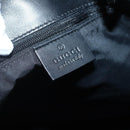GUCCI GG Canvas Tote Bag Black Silver 31243 Auth gh911-14