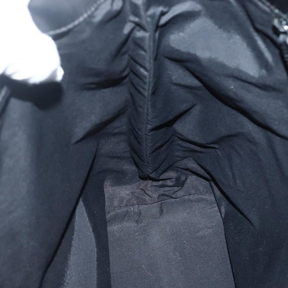 GUCCI GG Canvas Tote Bag Black Silver 31243 Auth gh911