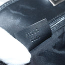 GUCCI GG Canvas Tote Bag Black Silver 31243 Auth gh911-20